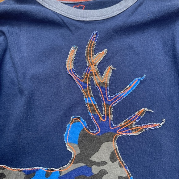 Mini Boden Camo Deer Appliqué Shirt - Picture 7 of 13